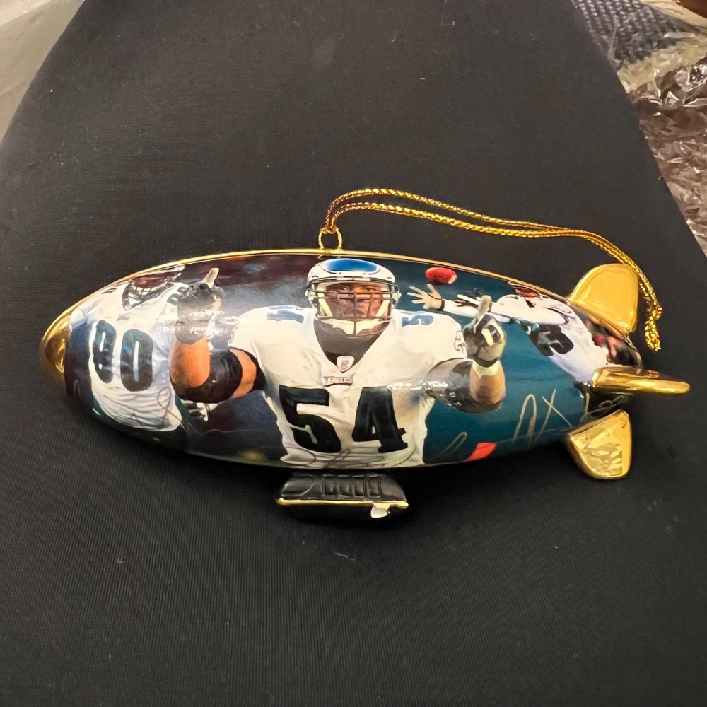 Philadelphia Eagles Blimp Christmas Ornament